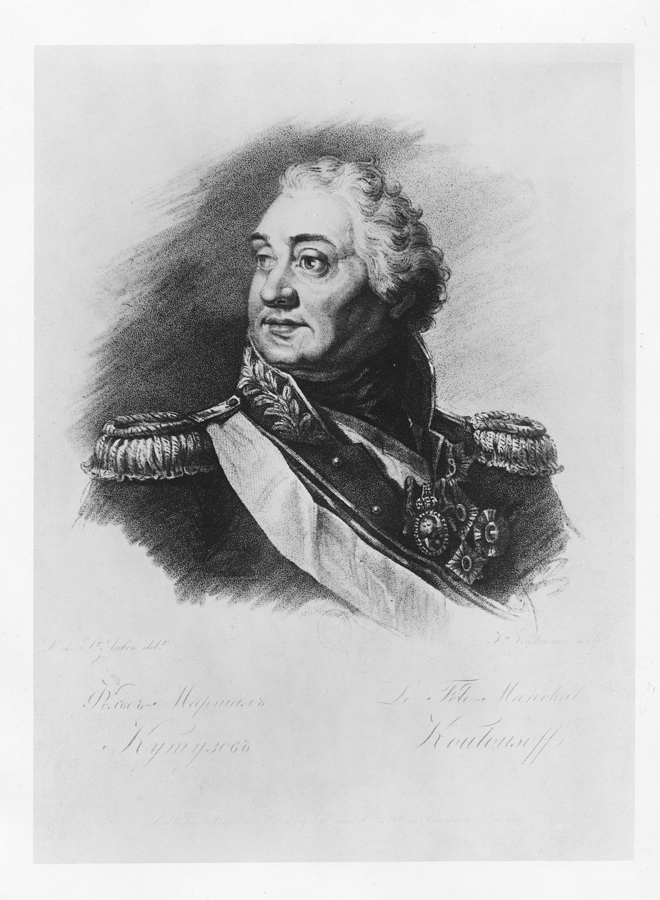 Prins Mikhail Illarionovich Golenischev-Kutuzov door French School