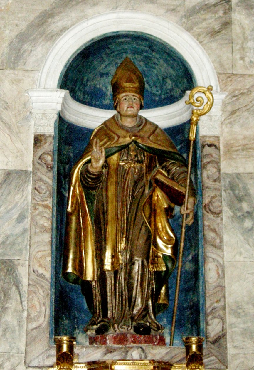 Saint Lizier (hout) door French School