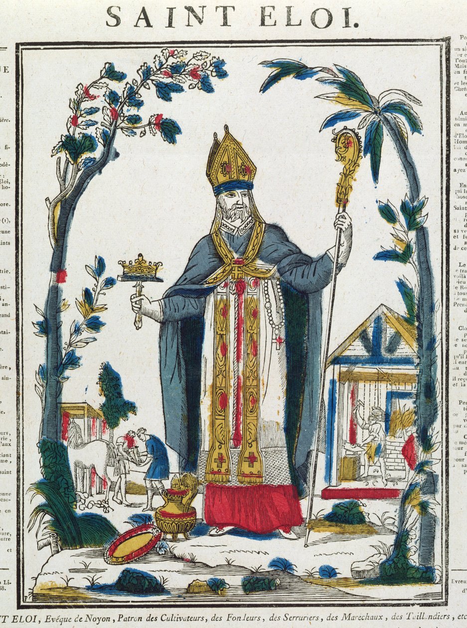 St. Eloi (ca. 588-660) door French School