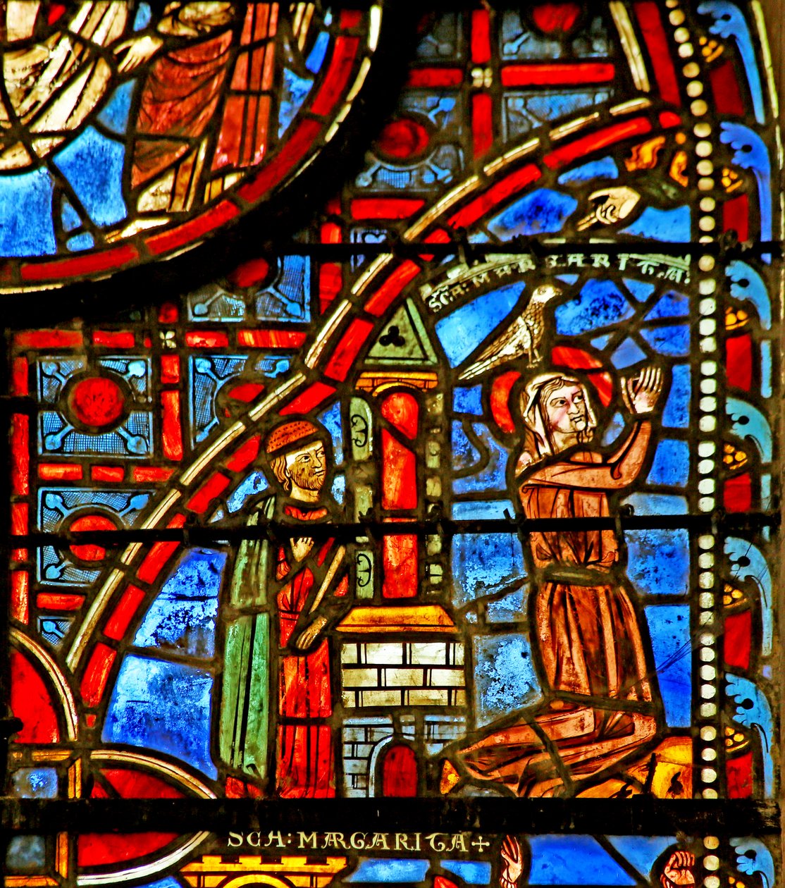 Sint Margaretha biddend door French School