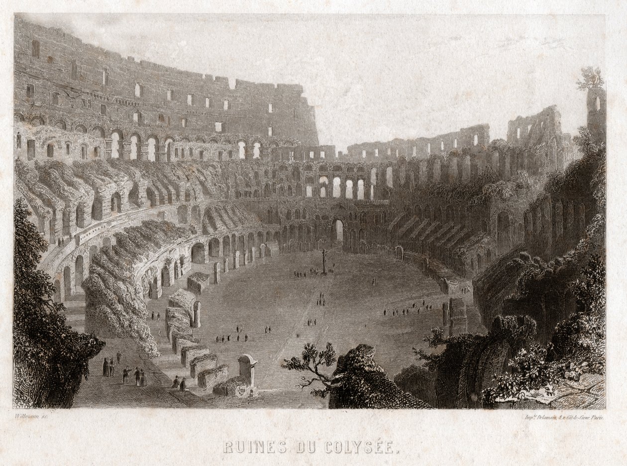 Het Colosseum in Rome door French School
