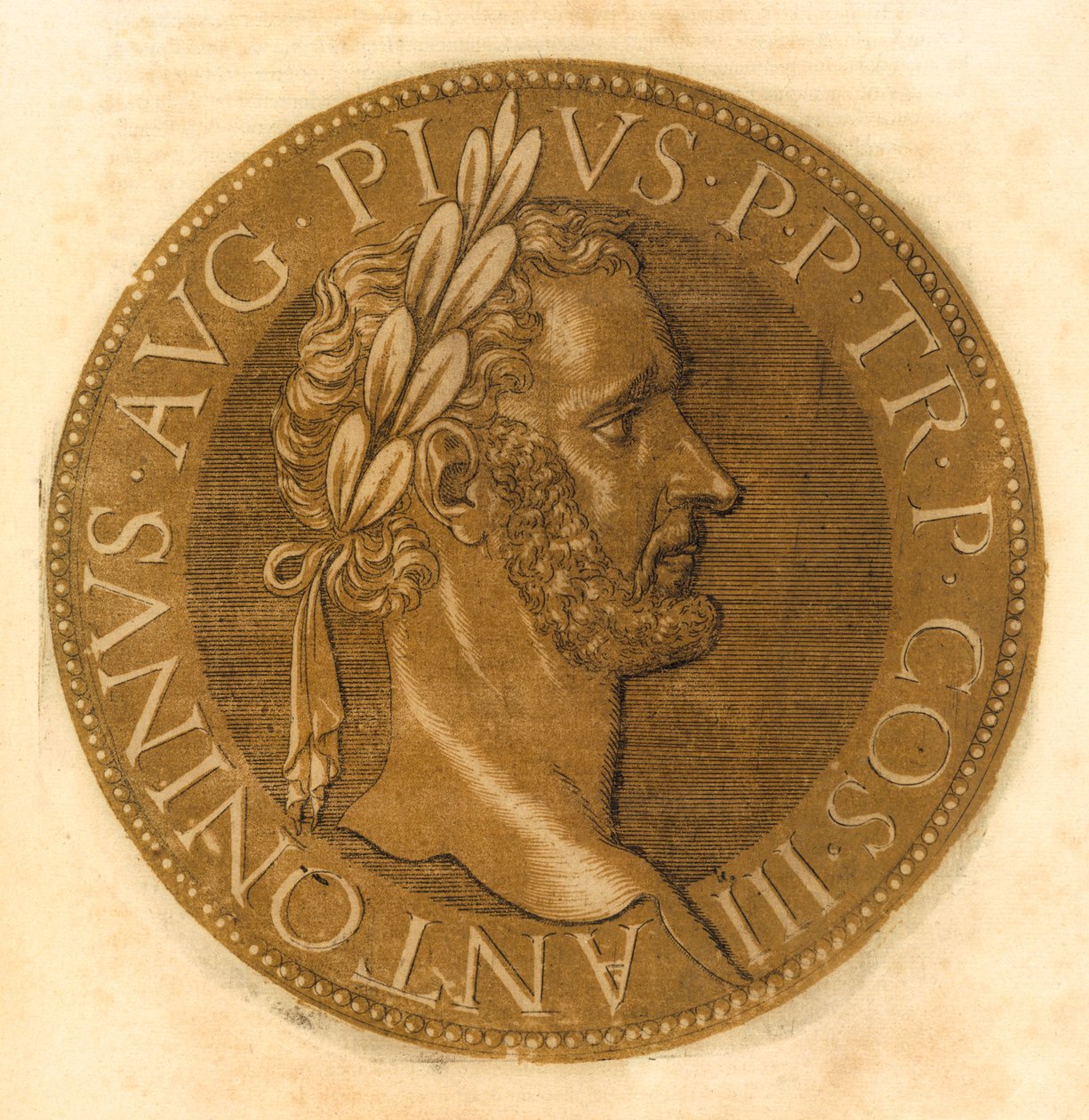 Keizer Antoninus Pius door French School