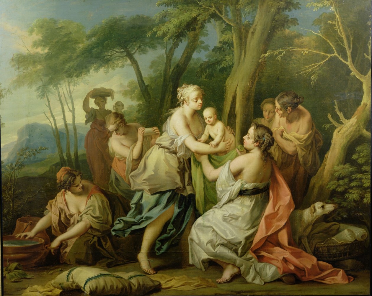 Het vinden van Oedipus door French School
