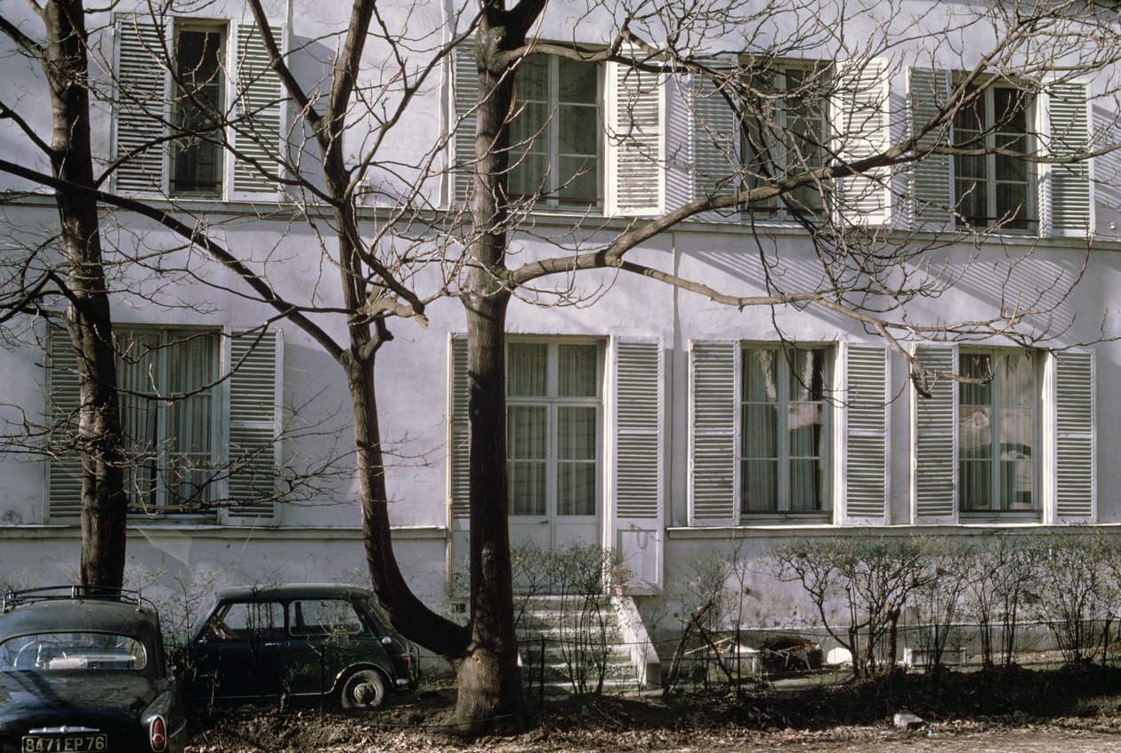 Het huis van Cesar Auguste Franck door French School