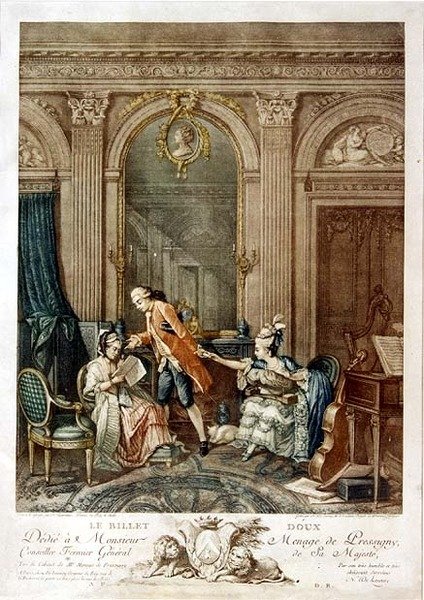 De liefdesbrief door French School