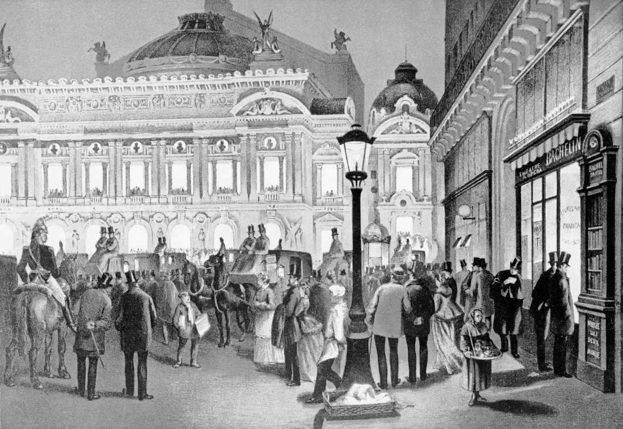 De Opera, Parijs, 1875-80 door French School