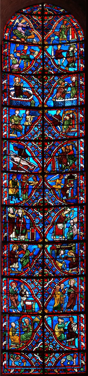 Het St. Denys-raam door French School