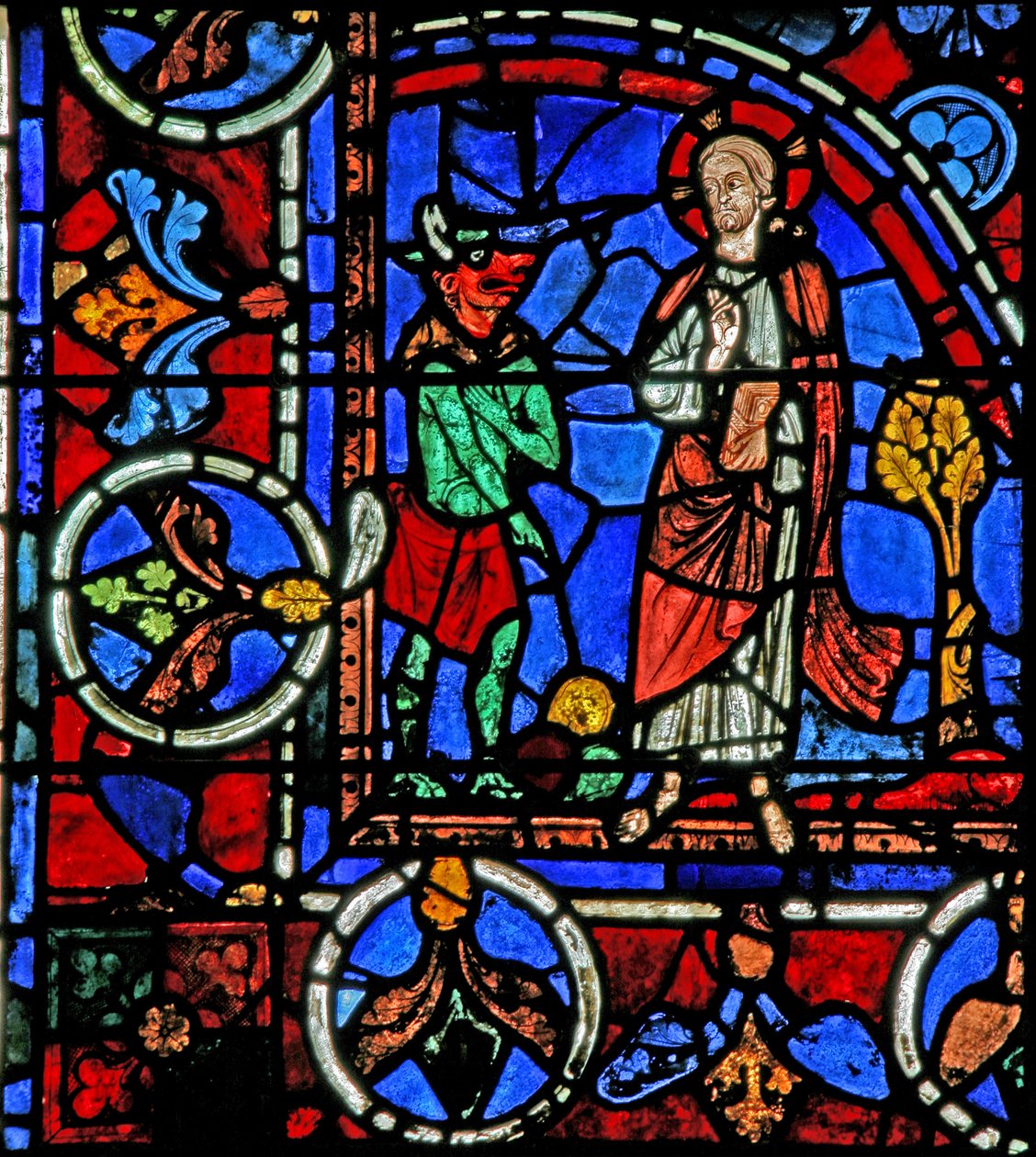 De Verzoeking van Christus in de Wildernis door French School