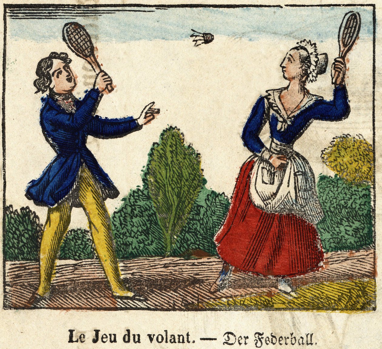 Het spel van het wiel door French School