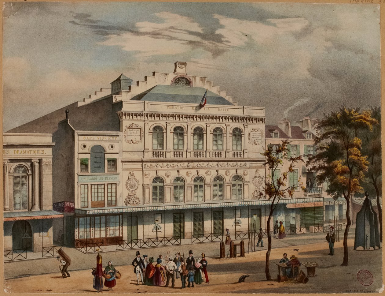 Theatre de la Gaite, Parijs door French School