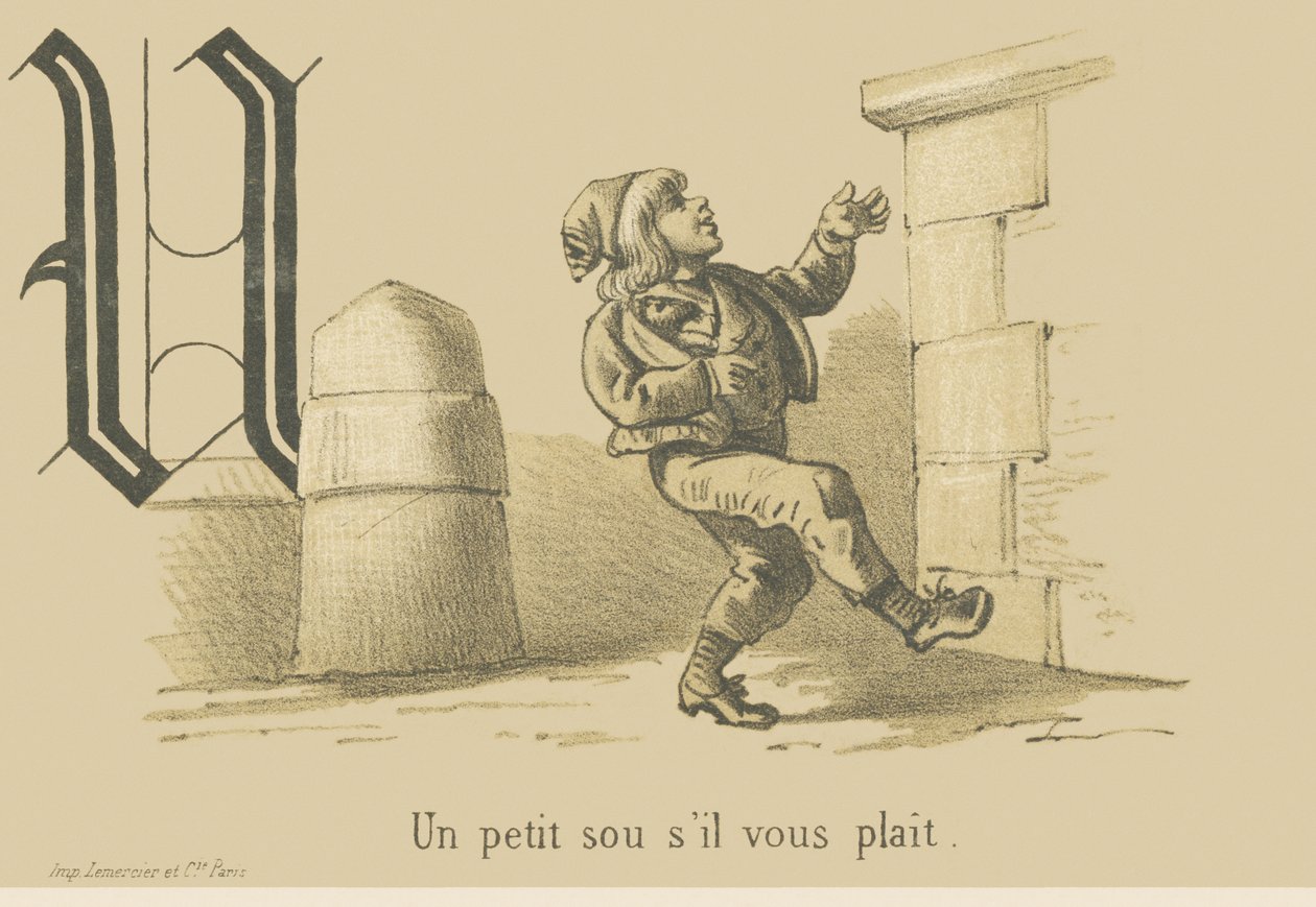 U: Een klein centje alstublieft door French School