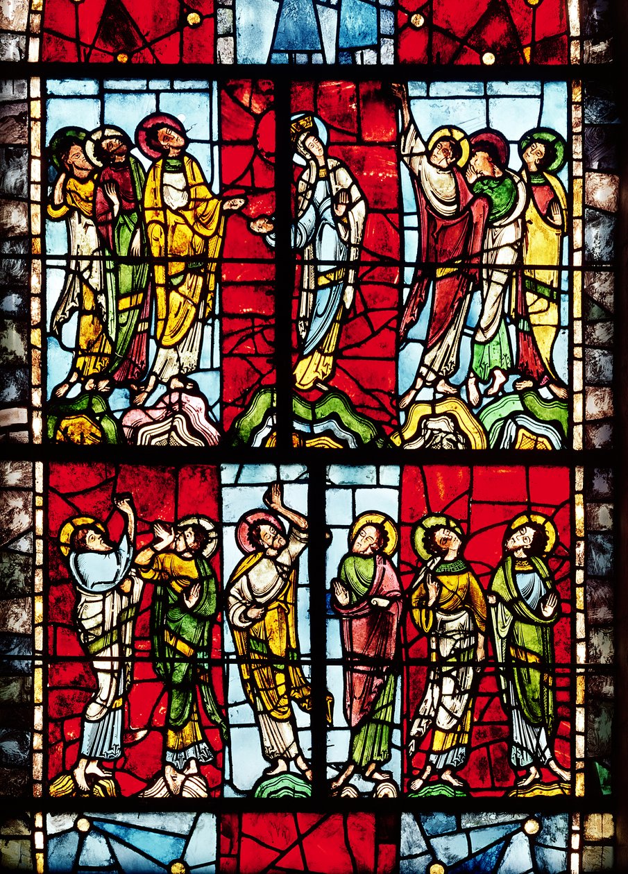 Raam met de Hemelvaart, ca.1145 door French School