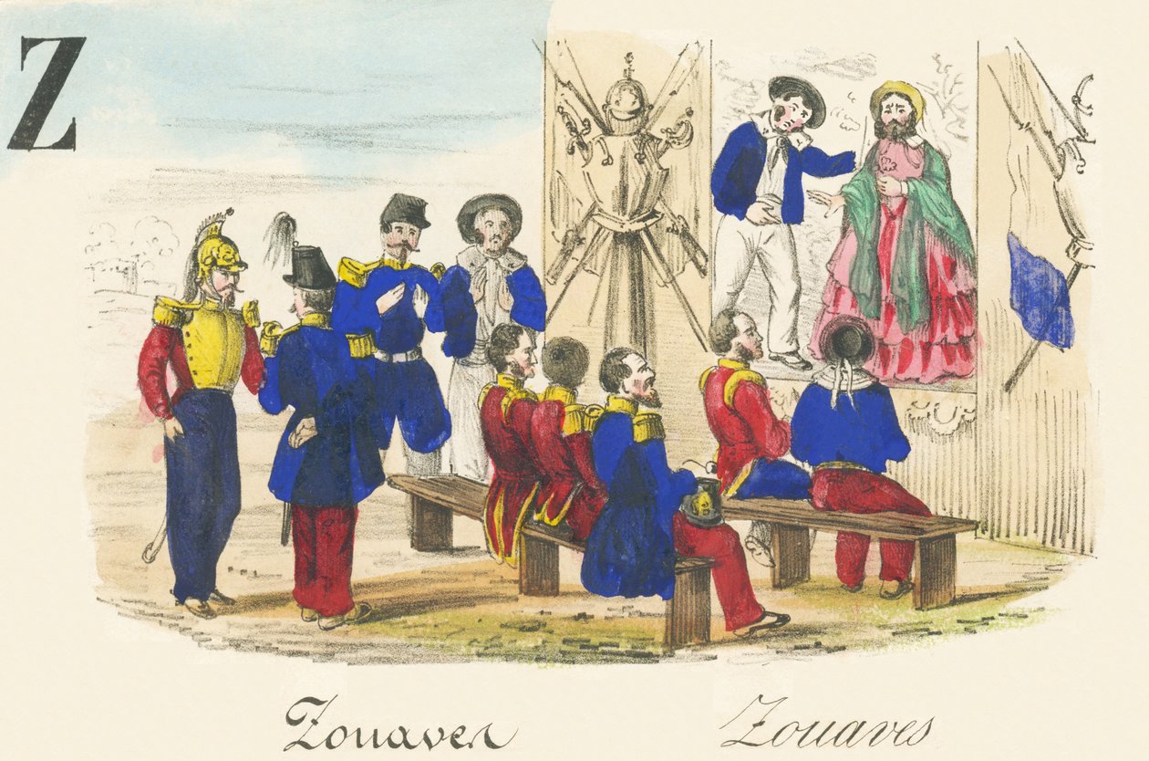 Zouaven door French School