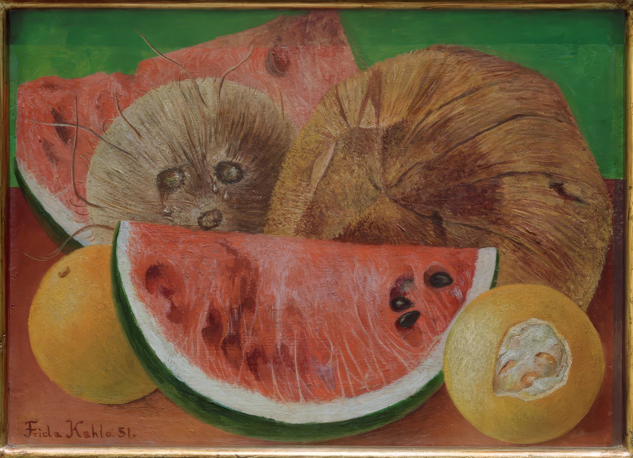 Blikken of De kokosnoten door Frida Kahlo