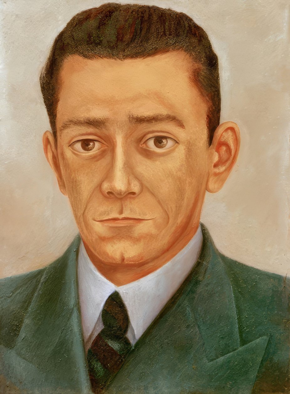 Portret Ing. Eduardo Morillo Safa door Frida Kahlo