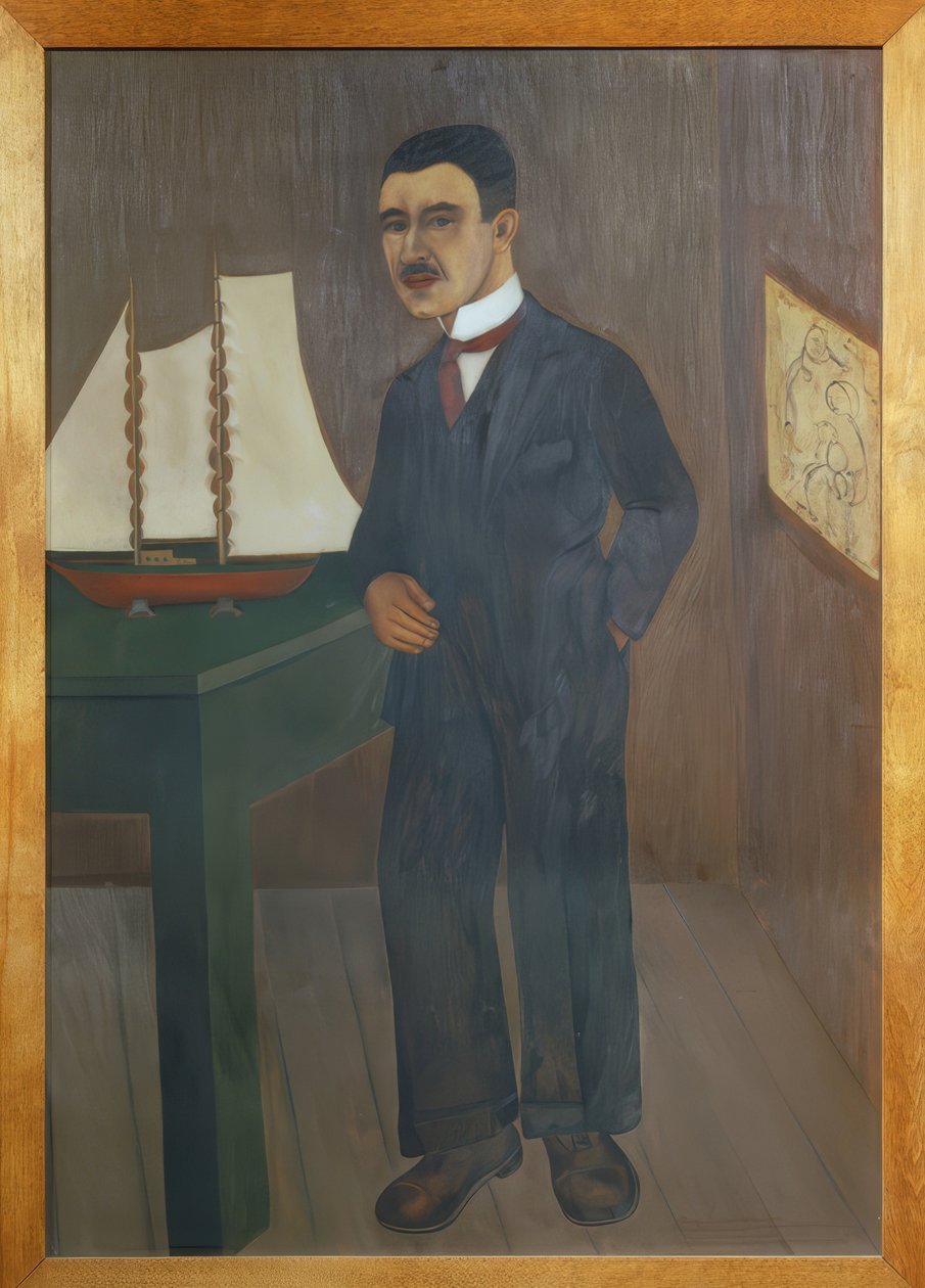 Portret van Dr. Leo Eloesser door Frida Kahlo