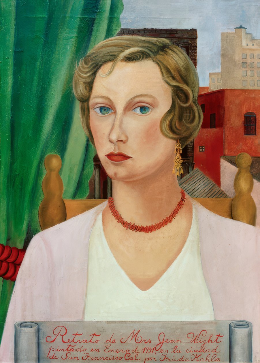 Portret van mevrouw Jean Wight door Frida Kahlo