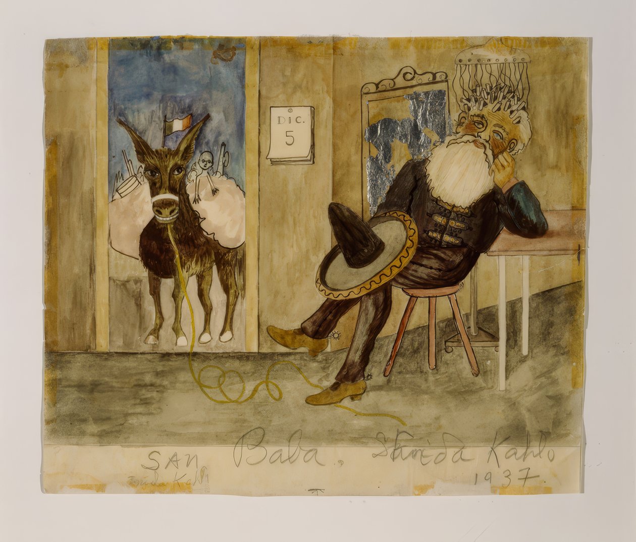 Kerstman door Frida Kahlo