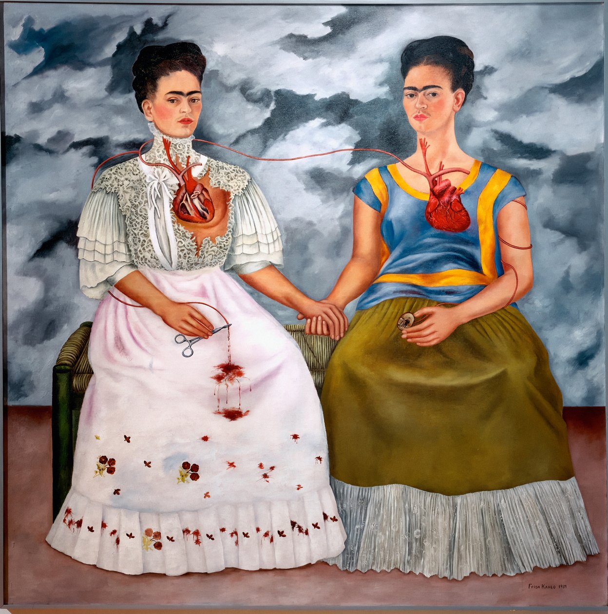 De twee Fridas door Frida Kahlo