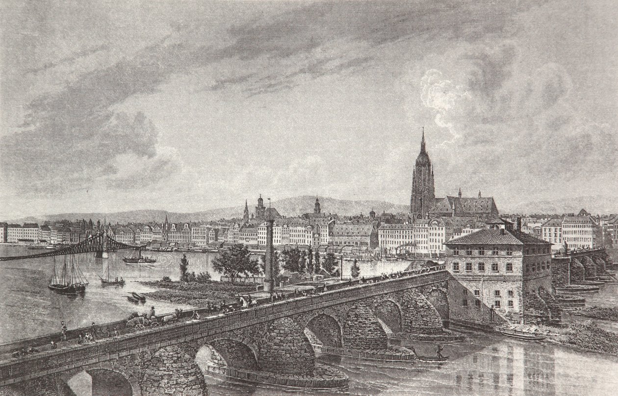 Frankfurt am Main door Pierre Joseph Redouté