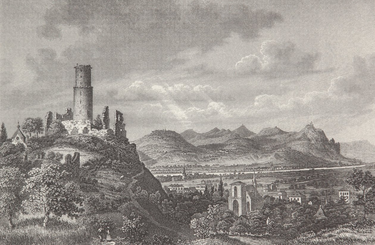 Godesberg door Pierre Joseph Redouté