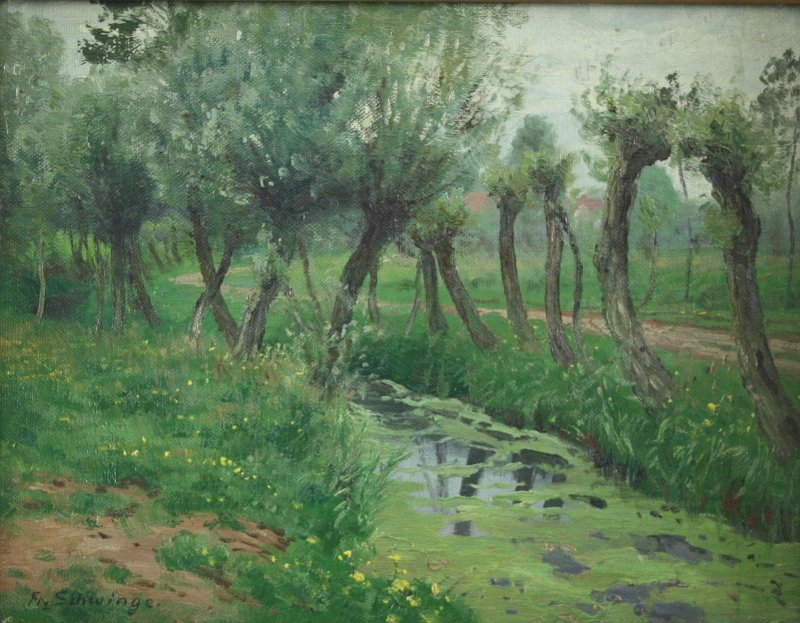 Onbekend schilderij door Friedrich Schwinge