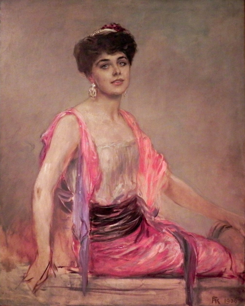 Kaulbach Geraldine Farrar door Friedrich August von Kaulbach