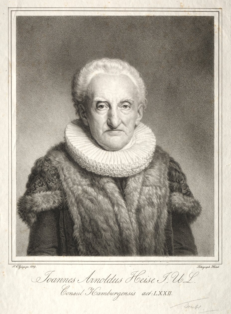 Johann Arnold Heise door Friedrich Carl Groger