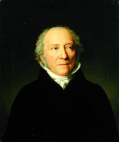 Portret van Leonhard Wachter, 1820 door Friedrich Carl Groger