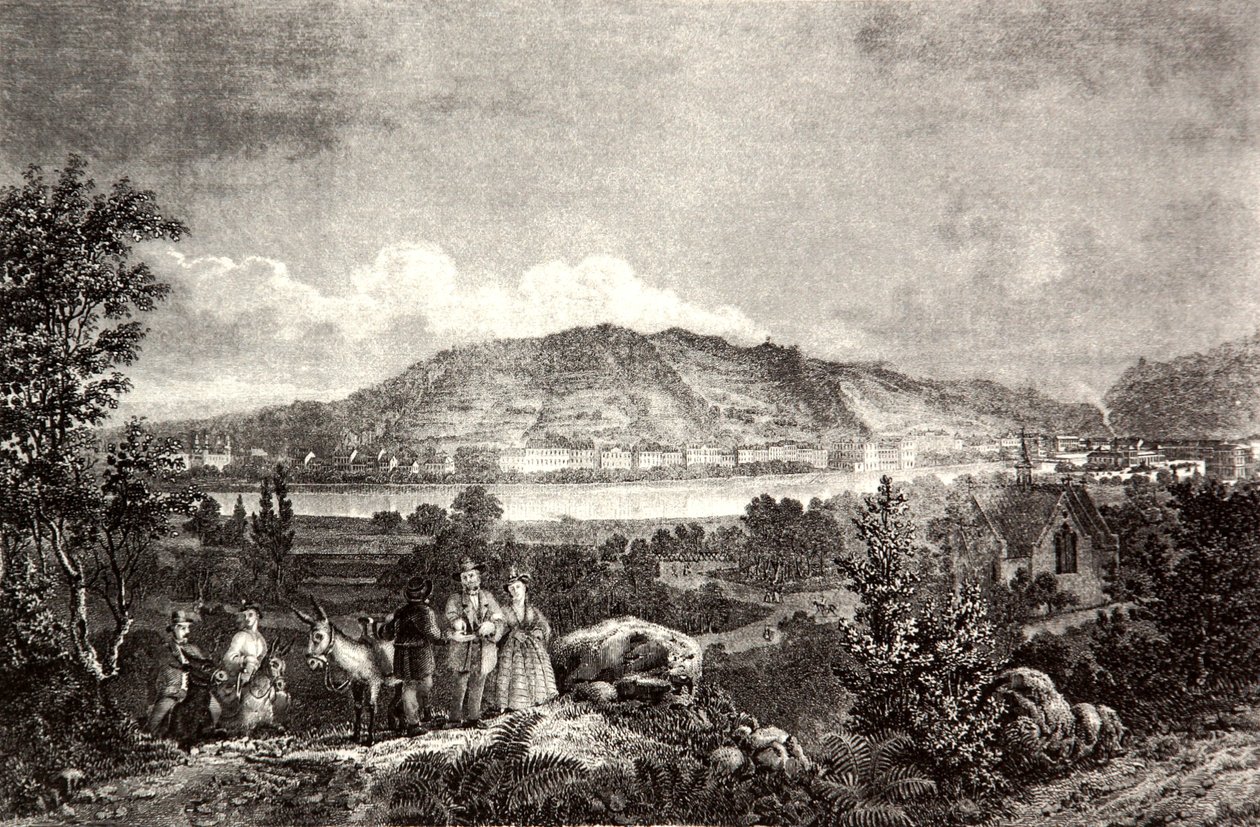 Bad Ems door Friedrich Foltz