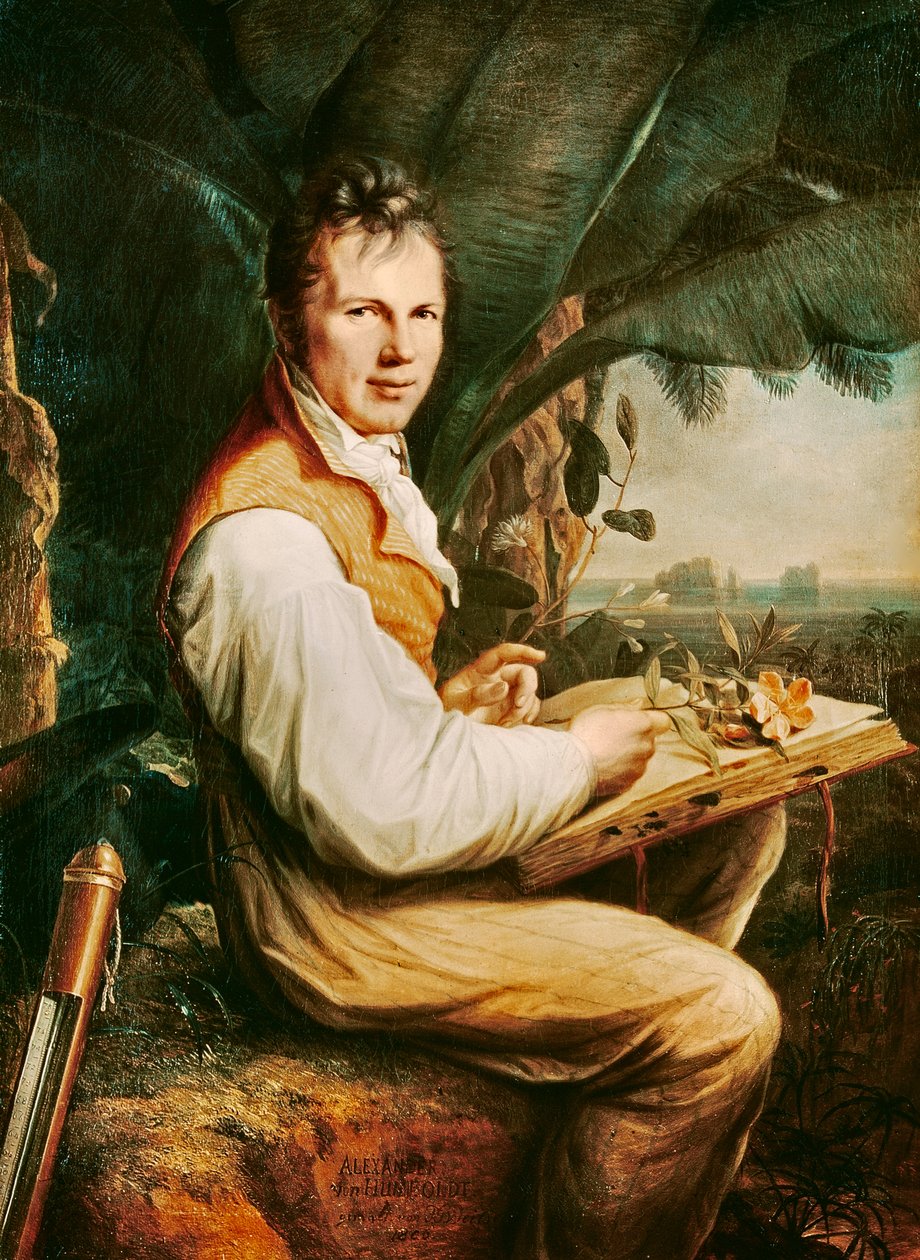 Alexander von Humboldt door Friedrich Georg Weitsch