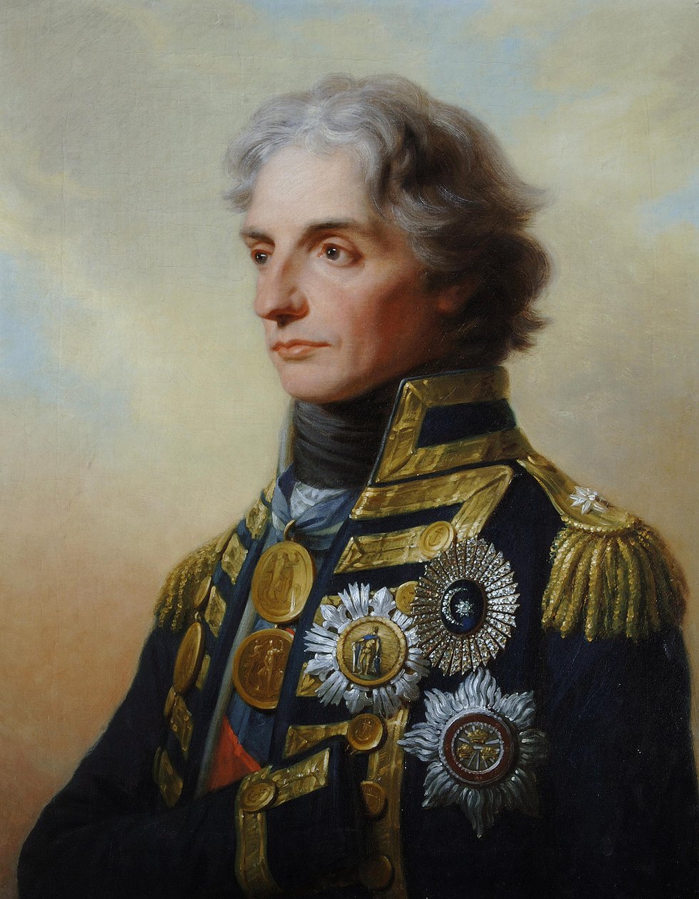 Lord Nelson, 1800 door Friedrich Heinrich Fuger