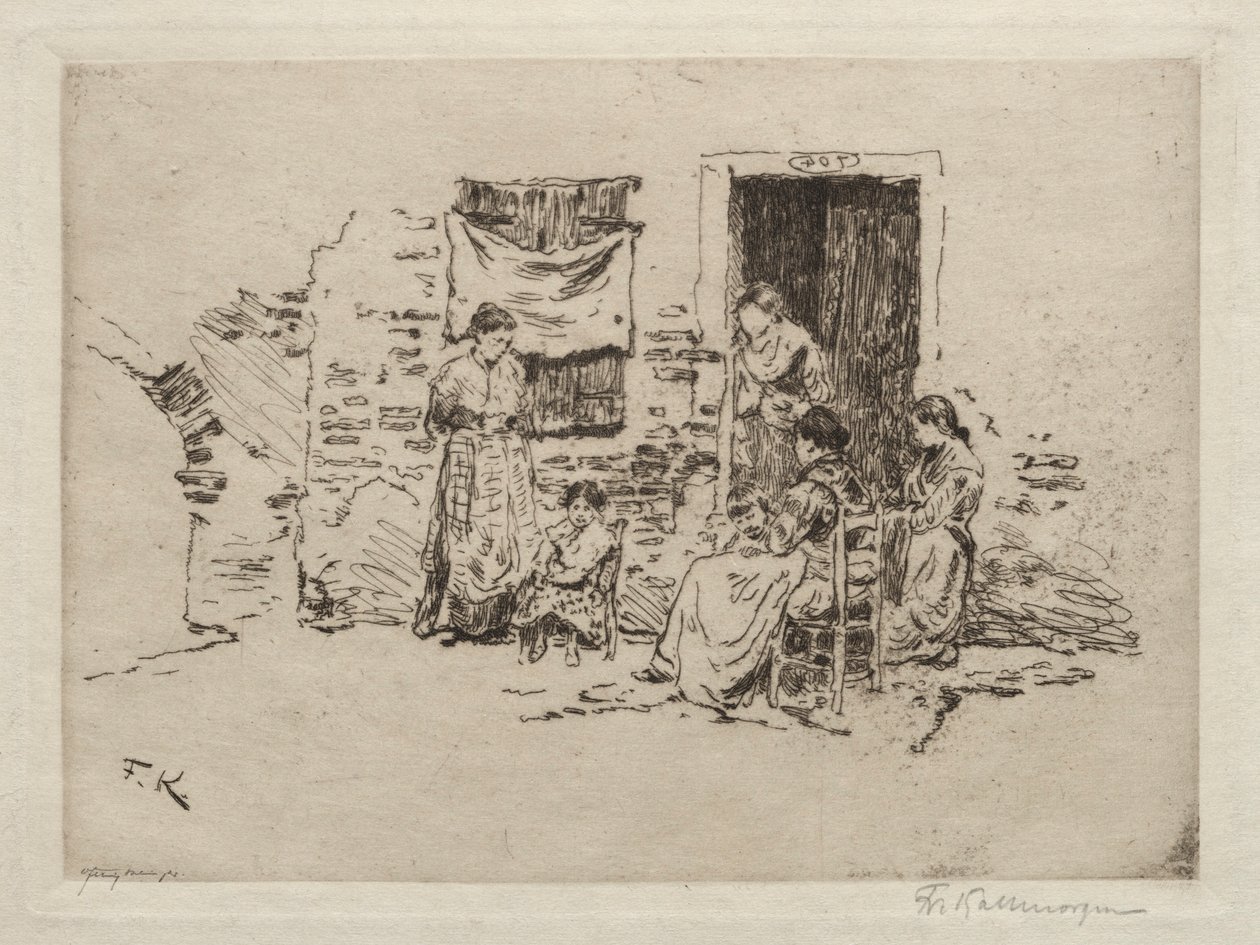 Chioggia door Friedrich Kallmorgan
