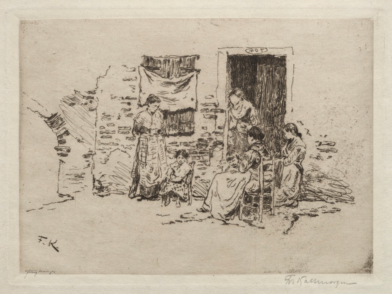 Chioggia door Friedrich Kallmorgan