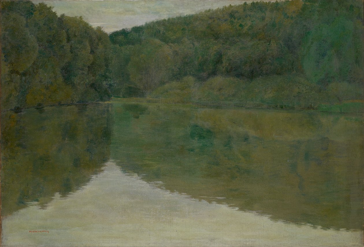 De stille vijver door Friedrich König