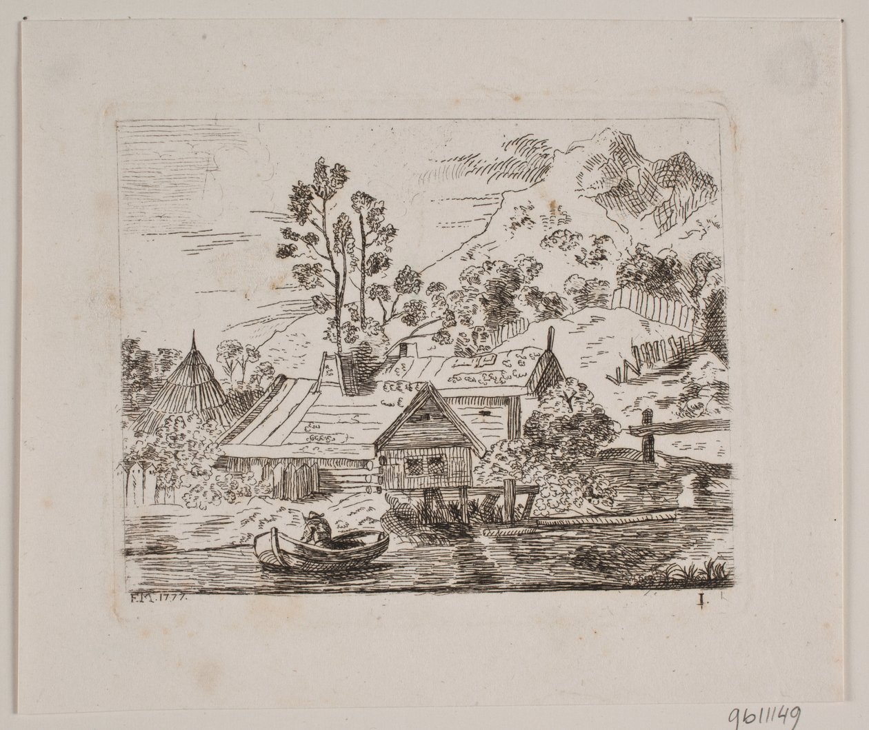 Berglandschap door Friedrich Münter