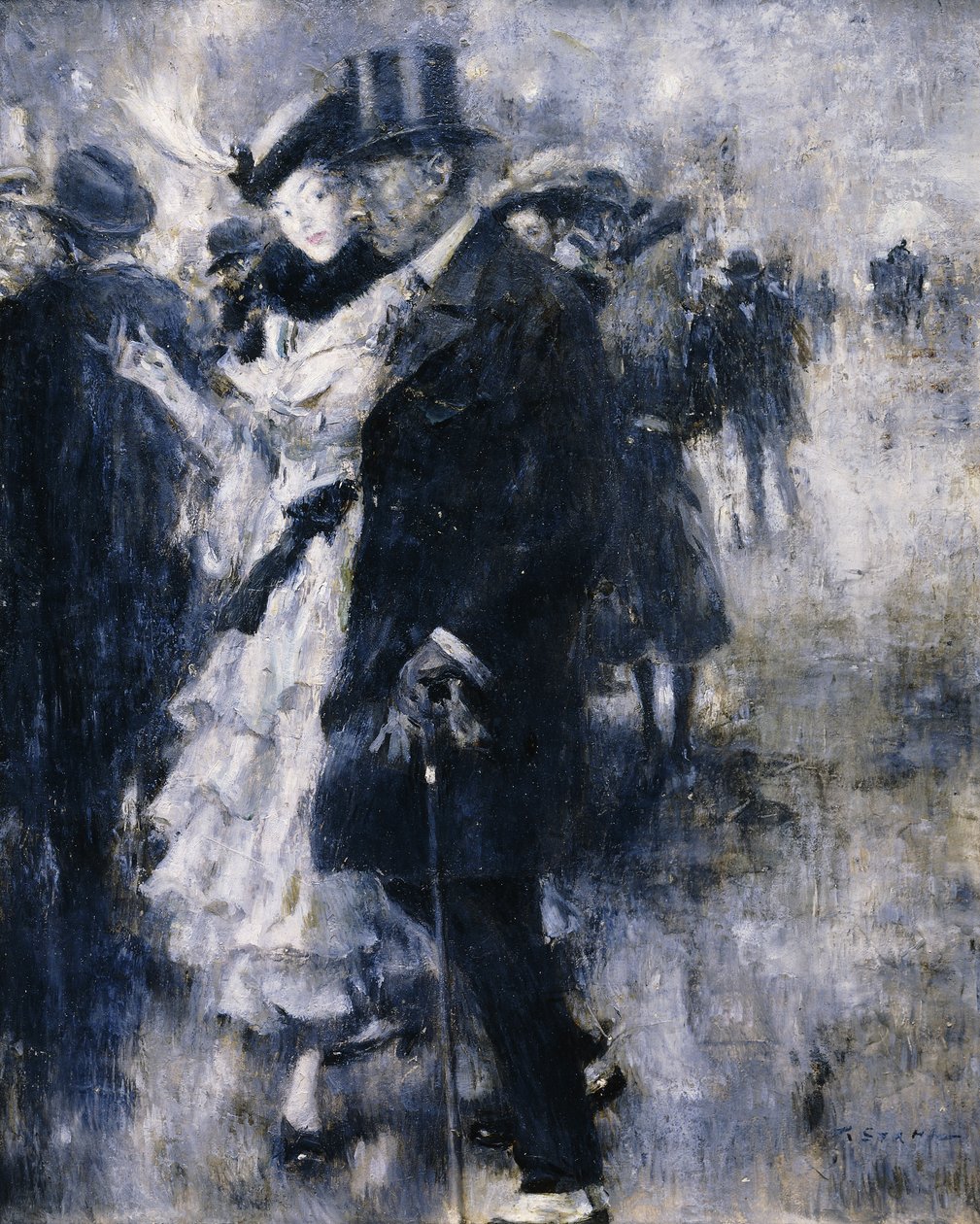 Een Elegant Koppel door Friedrich Stahl