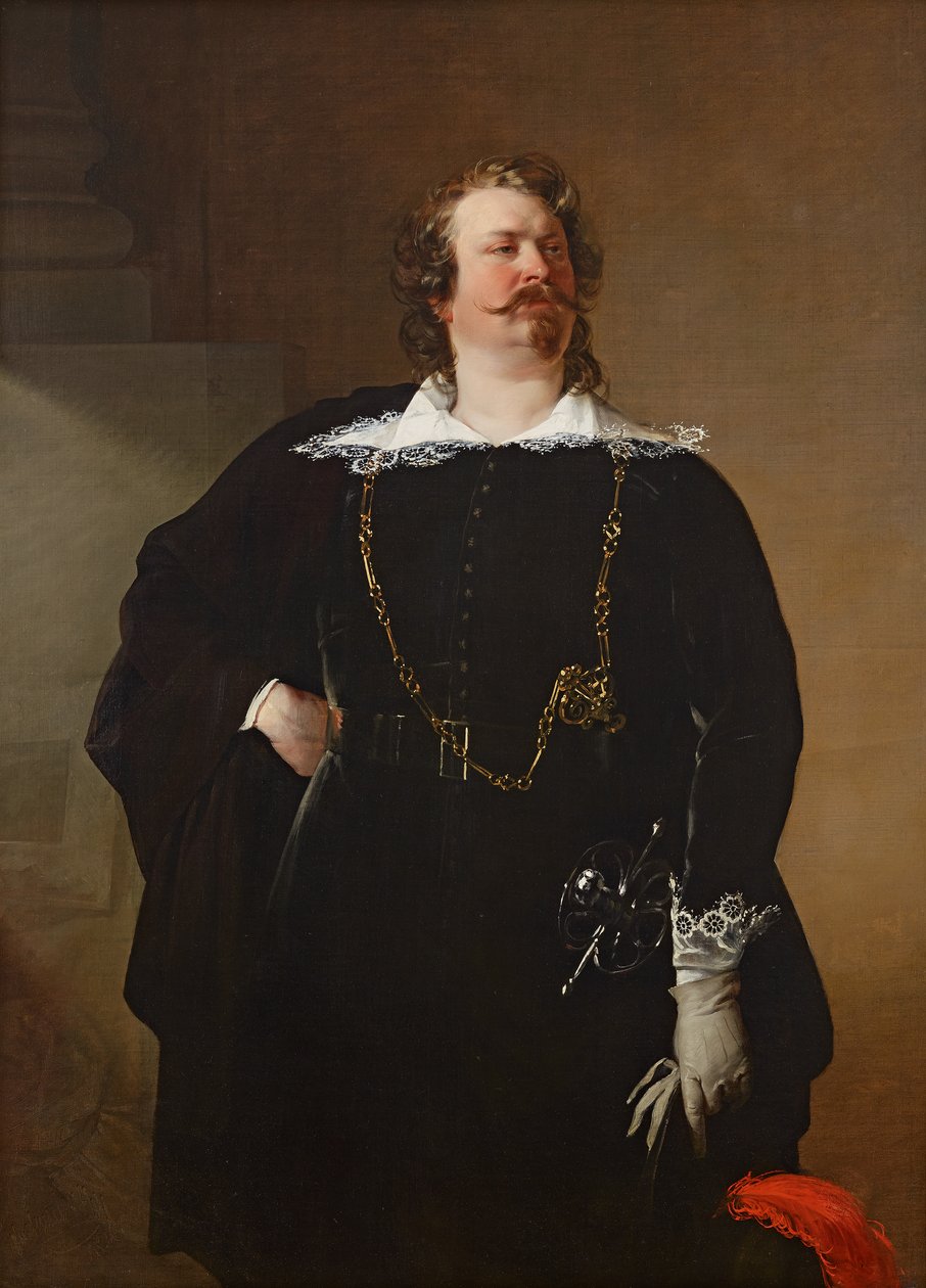 Vlaamse burgemeester (Baron Pfuel?) door Friedrich von Amerling