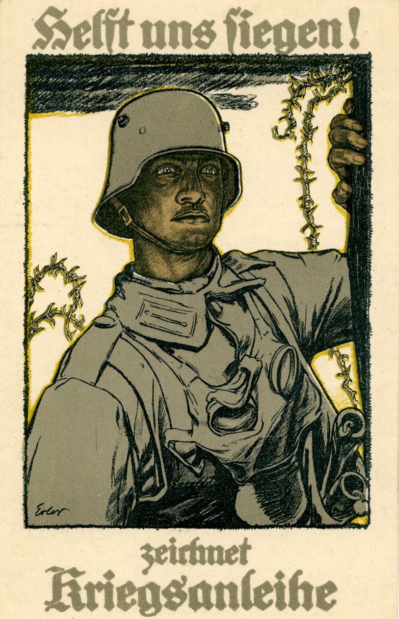Duitse WW1 Oorlog Obligaties Poster door Fritz Erler