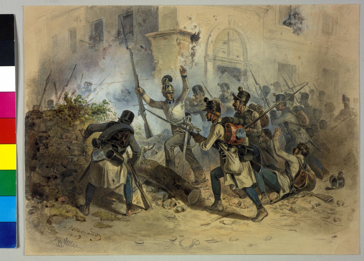 Stedelijke oorlogvoering 1848 door Fritz L