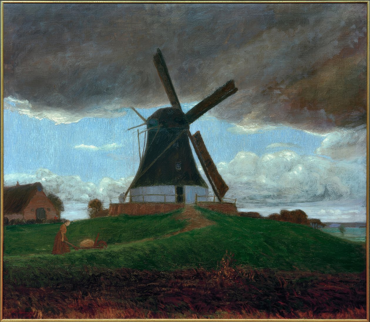 De windmolen door Fritz Mackensen