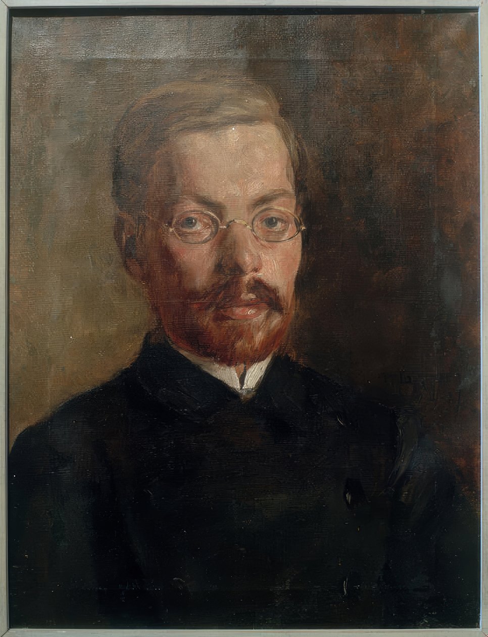 Portret van Otto Modersohn door Fritz Mackensen