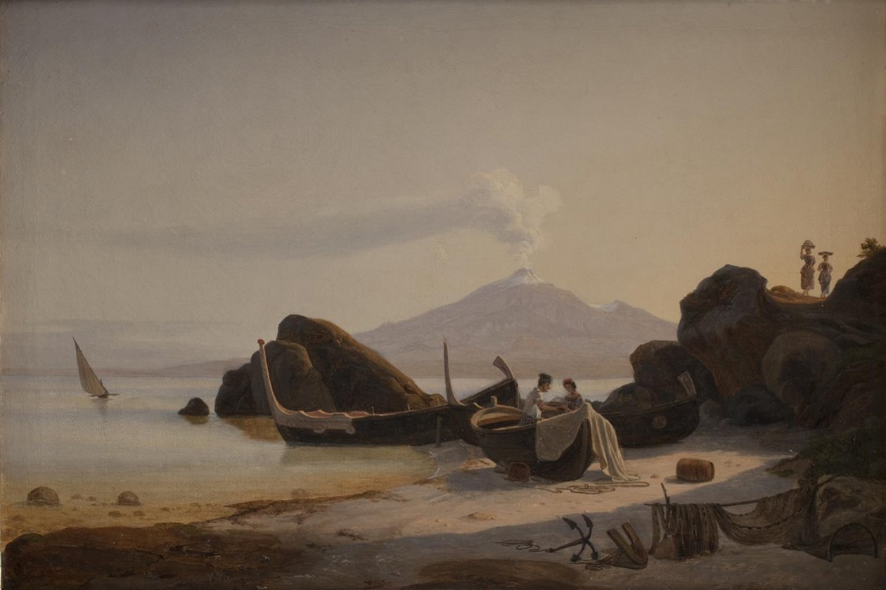 Een kust. Sicilië door Fritz Petzholdt