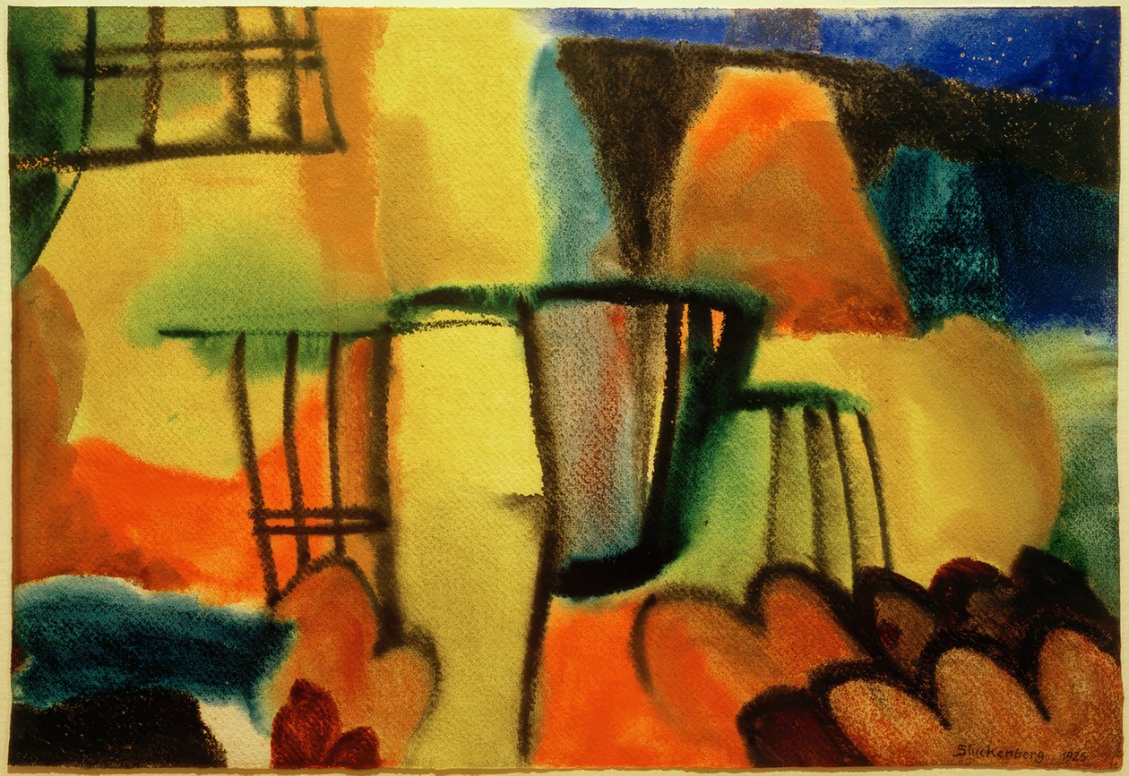 Kleurencompositie door Fritz Stuckenberg