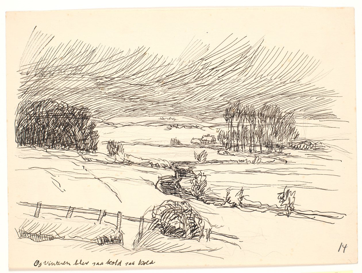 En de winter werd zo koud zo koud door Fritz Syberg