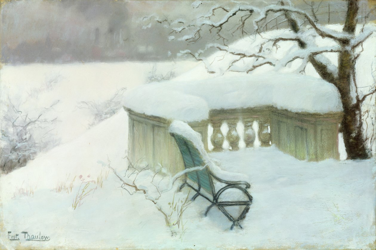 Elbpark, in Hamburg door Frits Thaulow