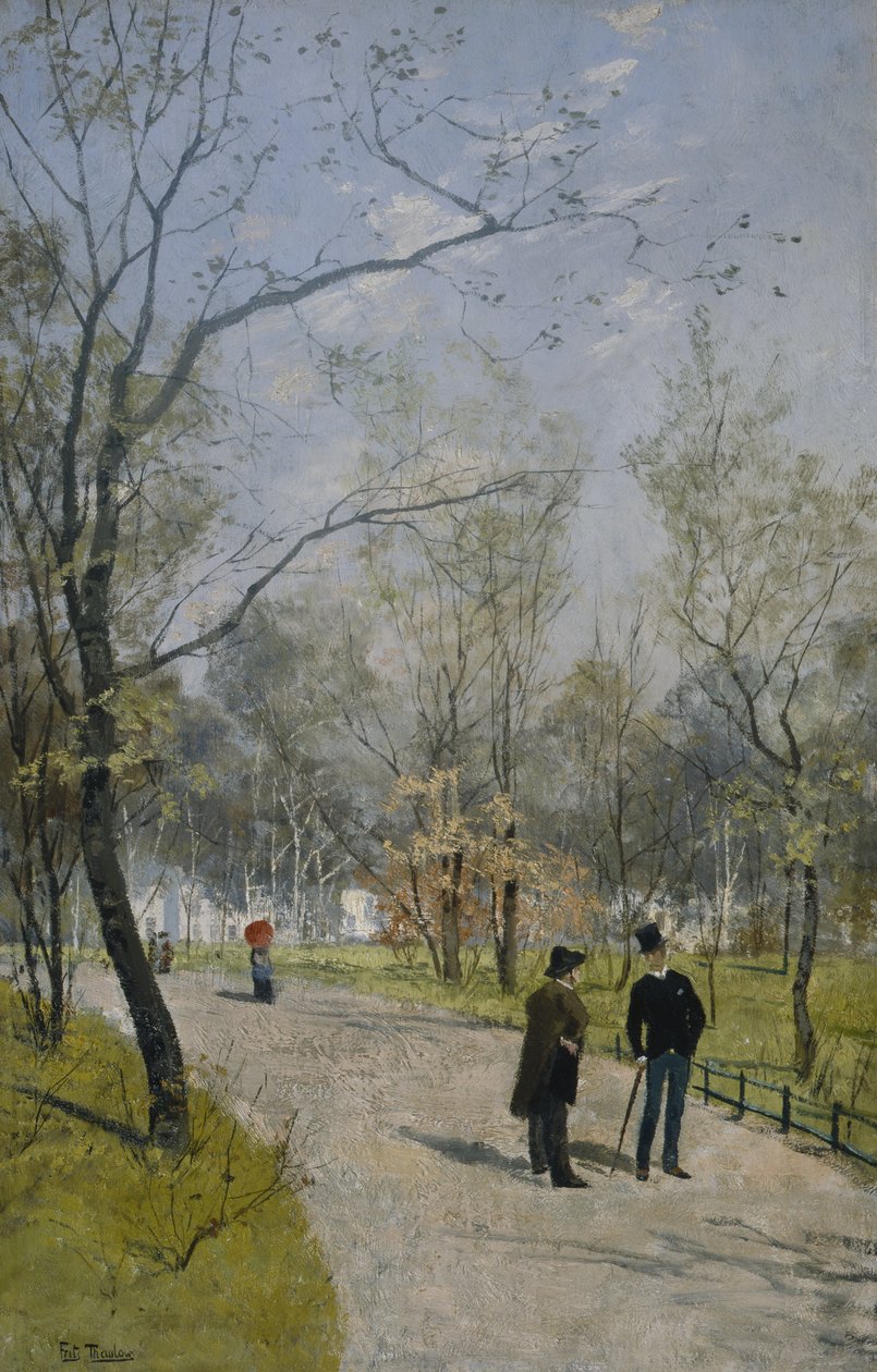 Uit de koninklijke tuin door Fritz Thaulow