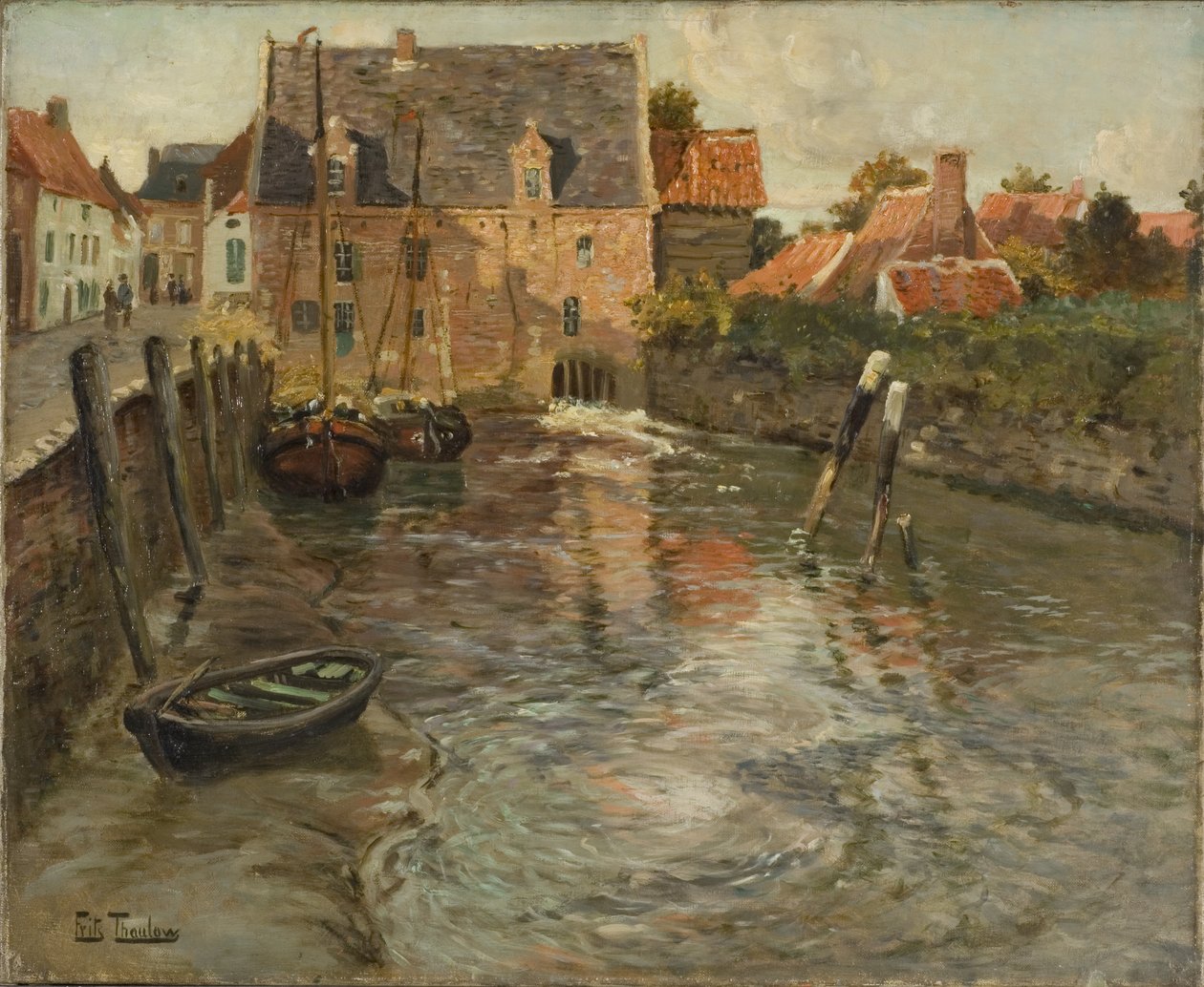 Laag water door Frits Thaulow