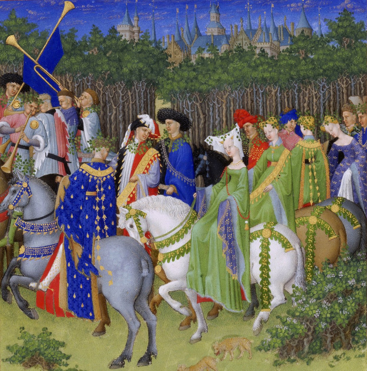 Très Riches Heures du duc de Berry door Frères Limbourg