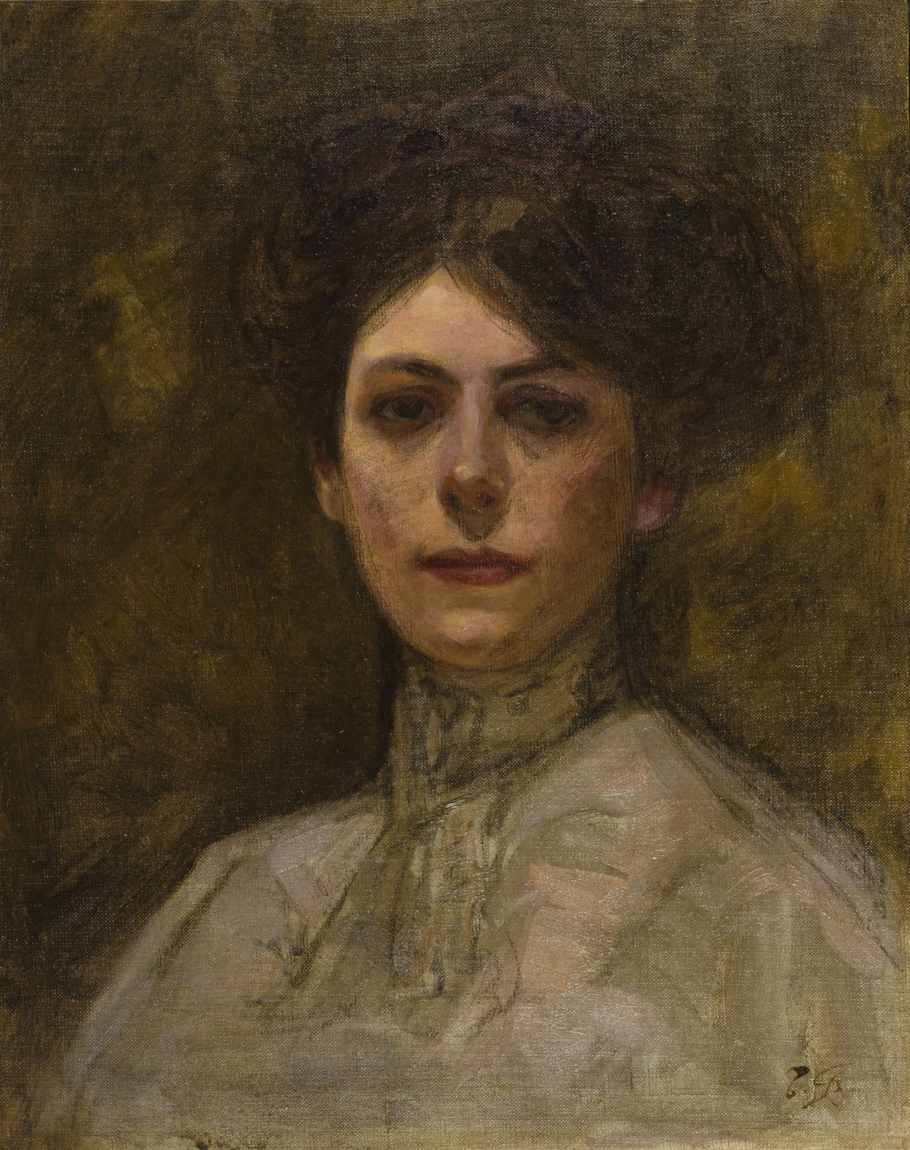 Portret van een Italiaanse Dame door Fujishima Takeji
